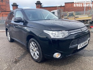 Location: Nottingham - 2014 MITSUBUSHI OUTLANDER GX 3H PHEV AUTO ESTATE REG: FL14NHN, 1998cc HYBRID ELECTRIC, VARIABLE 1 SPEED AUTO PETROL/E, Former Keepers: 1, Keys: Yes, MOT Expiry date: 07/01/2027