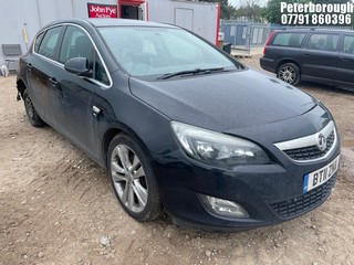 Location: Peterborough - 2011 VAUXHALL ASTRA SRI CDTI 123 5 Door Hatchback REG: BT11ZNA, Keys: No, MOT Expiry date: 20/01/2026, 1686 Diesel, 6 Speed Manual Diesel, Former Keepers: 5
