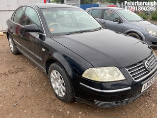 Location: Peterborough - 2003 VOLKSWAGEN PASSAT SE TDI 4 Door Saloon REG: LN53ZBT, Keys: No, MOT Expiry date: 14/02/2025, 1896 Diesel, 5 Speed Manual Diesel, Former Keepers: 4