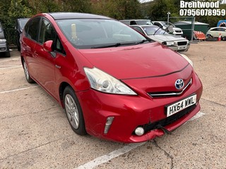 Location: Brentwood - 2014 TOYOTA PRIUS+ T4 CVT MPV REG: HX64WWL, Keys: No, MOT Expiry date: 30/08/2025, 1798 Hybrid Electric, Variable 1 Speed Auto Petrol/E, Former Keepers: 5