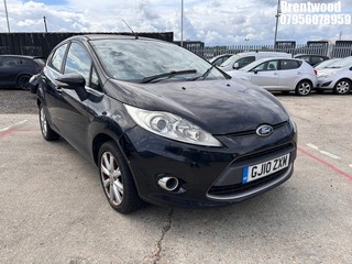 Location: Brentwood - 2010 FORD FIESTA ZETEC 68 TDCI 5 Door Hatchback REG: GJ10ZXM, Keys: No, MOT Expiry date: 20/05/2026, 1399 Diesel, 5 Speed Manual Diesel, Former Keepers: 2