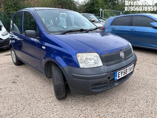 Location: Brentwood - 2008 FIAT PANDA ACTIVE 5 Door Hatchback REG: EY58YAV, Keys: No, MOT Expiry date: 24/01/2026, 1108 Petrol, 5 Speed Manual Petrol, Former Keepers: 5