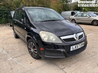 Location: Brentwood - 2007 VAUXHALL ZAFIRA CLUB EASYTRONIC MPV REG: LX57OHN, Keys: No, MOT Expiry date: 17/10/2026, 1796 Petrol, 5 Speed Semi Auto Petrol, Former Keepers: 10