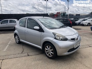 Location: Brentwood - 2008 TOYOTA AYGO PLATINUM VVT-I 5 Door Hatchback REG: ST57VNP, Keys: No, MOT Expiry date: 19/04/2026, 998 Petrol, 5 Speed Manual Petrol, Former Keepers: 6