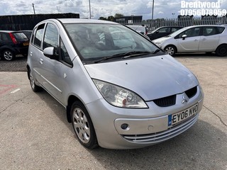Location: Brentwood - 2006 MITSUBISHI COLT CZ2 AMT 5 Door Hatchback REG: EY06NVO, Keys: No, MOT Expiry date: 12/10/2025, 1332 Petrol, 6 Speed Semi Auto Petrol, Former Keepers: 6