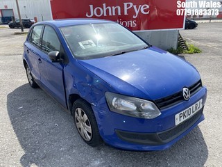 Location: South Wales - 2010 VOLKSWAGEN POLO S 60 5 Door Hatchback REG: PK10LRJ, Keys: No, MOT Expiry date: 13/05/2026, 1198 Petrol, 5 Speed Manual Petrol, Former Keepers: 4