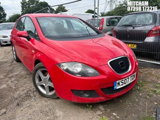 Location: Mitcham - 2007 SEAT LEON SPORT TDI 105 5 Door Hatchback REG: KS07TDV, Keys: No, MOT Expiry date: 27/03/2027, 1896 Diesel, 5 Speed Manual Diesel, Former Keepers: 4