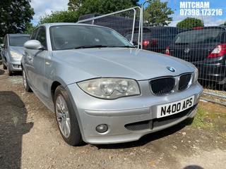 Location: Mitcham - 2006 BMW 116I SPORT 5 Door Hatchback REG: N400APS, Keys: No, MOT Expiry date: 12/05/2026, 1596 Petrol, 5 Speed Manual Petrol, Former Keepers: 15