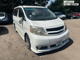 Location: Mitcham - 2004 TOYOTA ALPHARD MPV REG: HJ54GGX, Keys: No, MOT Expiry date: 21/07/2025, 2362 Petrol, Automatic, Former Keepers: 3