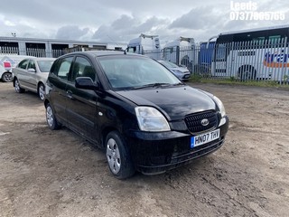 Location: Leeds - 2007 KIA PICANTO LS AUTO 5 Door Hatchback REG: HN07THV, Keys: No, MOT Expiry date: 15-06-2023, 1086 Petrol, 4 Speed Auto Petrol, Former Keepers: 4