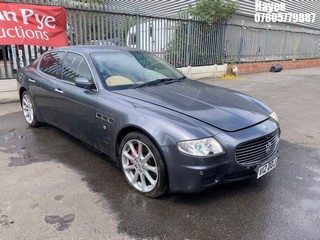 Location: HAYES / HEATHROW - 2004 MASERATI QUATTROPORTE AB4 S-A 4 Door Saloon REG: V12BDJ, 4244cc Petrol, 6 Speed Semi Auto Petrol, Former Keepers: 10, Keys: No, MOT: Expiry date11/03/2027