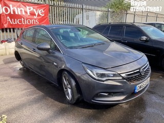 Location: Hayes - 2016 VAUXHALL ASTRA SRI NAV CDTI 5 Door Hatchback REG: OW65ERU, Keys: No, MOT Expiry date: 14/01/2027, 1598 Diesel, 6 Speed Manual Diesel, Former Keepers: 6