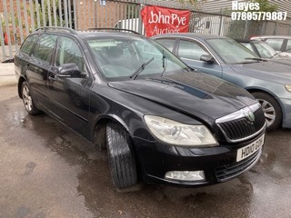 Location: Hayes - 2010 SKODA OCTAVIA ELEGANCE TDI CR Estate REG: HD10GOH, Keys: No, MOT Expiry date: 17/01/2026, 1598 Diesel, 5 Speed Manual Diesel, Former Keepers: 8
