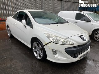 Location: Hayes - 2009 PEUGEOT 308 GT CC THP 150 Convertible REG: RV59OUM, Keys: No, MOT Expiry date: 02/10/2026, 1598 Petrol, 6 Speed Manual Petrol, Former Keepers: 3