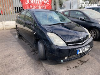 Location: Hayes - 2008 TOYOTA PRIUS T SPIRIT VV-I AUTO 5 Door Hatchback REG: FP08FFH, Keys: No, MOT Expiry date: 20/05/2026, 1497 Hybrid Electric, Variable 1 Speed Auto Petrol/E, Former Keepers: 6