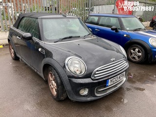 Location: Hayes - 2013 MINI COOPER Convertible REG: YC13KFN, Keys: No, MOT Expiry date: 17/03/2026, 1598 Petrol, 6 Speed Manual Petrol, Former Keepers: 3