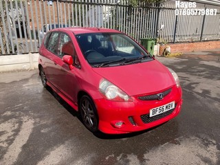 Location: Hayes - 2006 HONDA JAZZ SPORT 5 Door Hatchback REG: BF56MBV, Keys: No, MOT Expiry date: 15/02/2026, 1339 Petrol, 5 Speed Manual Petrol, Former Keepers: 8
