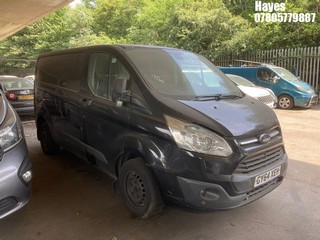 Location: Hayes - 2014 FORD TRANSIT CUSTOM 290 TREND Panel Van REG: GY64XEH, Keys: No, MOT Expiry date: 11/03/2026, 2198 Diesel, 6 Speed Manual Diesel, Former Keepers: 3