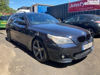 Location: Stapleford - 2009 BMW 520D M SPORT TOURING AUTO Estate REG: YE09USD, Keys: Yes, MOT Expiry date: 11/09/2026, 1995 Diesel, 6 Speed Auto Diesel, Former Keepers: 7