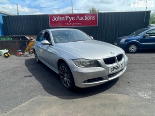 Location: Stapleford - 2006 BMW 318I SE AUTO 4 Door Saloon REG: GP56LZC, Keys: Yes, MOT Expiry date: 10/06/2026, 1995 Petrol, 6 Speed Auto Petrol, Former Keepers: 10