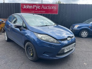 Location: Stapleford - 2009 FORD FIESTA STYLE 60 3 Door Hatchback REG: FV58VVB, Keys: Yes, MOT Expiry date: 09/10/2025, 1242 Petrol, 5 Speed Manual Petrol, Former Keepers: 6