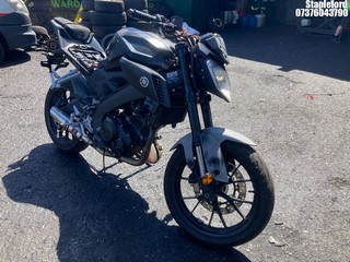 Location: Stapleford - 2019 YAMAHA MT 125 ABS Motorcycle REG: DW19MWZ, Keys: No, MOT Expiry date: 25/01/2025, 124 Petrol,, Former Keepers: 2