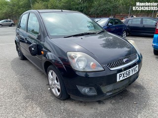 Location: Manchester - 2008 FORD FIESTA ZETEC CLIMATE TDCI 5 Door Hatchback REG: PX58YVC, 1399 Diesel, 5 Speed Manual Diesel, Former Keepers: 4, Keys: No, MOT Expiry date: 12/07/2025