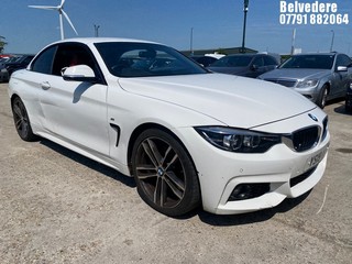 Location: Belvedere - 2019 BMW 420D M SPORT AUTO Convertible REG: YS19VBV, Keys: Yes, MOT Expiry date: 26/06/2026, 1995 Diesel, 8 Speed Auto Diesel, Former Keepers: 4