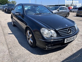 Location: Belvedere - 2005 MERCEDES CLK 240 AVANTGARDE AUTO COUPE REG: OU05WXO, 2597cc PETROL, 5 SPEED AUTO PETROL, Former Keepers: 4, Keys: Yes, MOT Expiry date: 22/09/2026