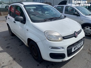 Location: Belvedere - 2013 FIAT PANDA EASY 5 Door Hatchback REG: WP13YAF, Keys: No, MOT Expiry date: 21.05.2025, 1242 Petrol, 5 Speed Manual Petrol, Former Keepers: 4