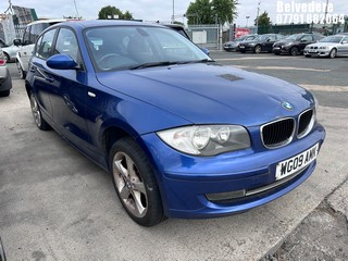 Location: Belvedere - 2009 BMW 116D SPORT 5 Door Hatchback REG: WG09AMK, Keys: No, MOT Expiry date: 26/05/2024, 2000 Diesel, 6 Speed Manual Diesel, Former Keepers: 11