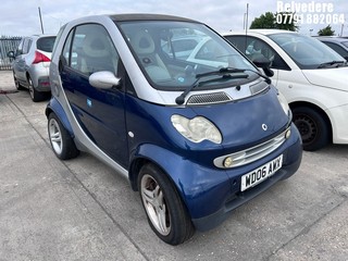 Location: Belvedere - 2006 SMART FORTWO GRANDSTYLE AUTO Coupe REG: WD06AWX., Keys: No, MOT Expiry date: 19/06/2025, 698 Petrol, 6 Speed Auto Petrol, Former Keepers: 13