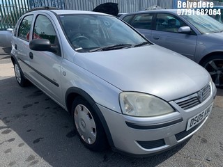 Location: Belvedere - 2005 VAUXHALL CORSA LIFE TWINPORT 5 Door Hatchback REG: DS05KWC, Keys: No, MOT Expiry date: 19.09.2025, 1229 Petrol, 5 Speed Manual Petrol, Former Keepers: 9