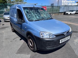 Location: Belvedere - 2009 VAUXHALL COMBO 2000 CDTI Car Derived Van REG: BX59EGF, Keys: No, MOT Expiry date: 28/02/2026, 1248 Diesel, 5 Speed Manual Diesel, Former Keepers: 8