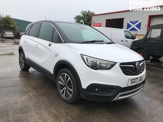 Location: Edinburgh - 2017 VAUXHALL CROSSLAND X ELITE ECOTEC 5 Door Hatchback REG: SG17JOJ, 1199cc Petrol, 5 Speed Manual Petrol, Former Keepers: 1, Keys: Yes, MOT Expiry date: 26/06/2026