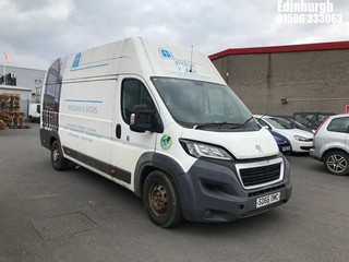 Location: Edinburgh - 2016 PEUGEOT BOXER 435 L4H3 BLUE HDI Panel Van REG: SD66OMC, Keys: Yes, MOT Expiry date: 21/02/2026, 1997 Diesel, 6 Speed Manual Diesel, Former Keepers: 3