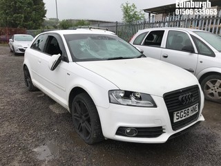Location: Edinburgh - 2008 AUDI A3 S LINE 101 MPI 3 Door Hatchback REG: SG58HNE, Keys: No, MOT Expiry date: 03/11/2025, 1595 Petrol, 5 Speed Manual Petrol, Former Keepers: 8