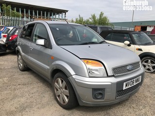 Location: Edinburgh - 2008 FORD FUSION+ TDCI 5 Door Hatchback REG: MV08NNU, Keys: No, MOT Expiry date: 05/12/2025, 1560 Diesel, 5 Speed Manual Diesel, Former Keepers: 4