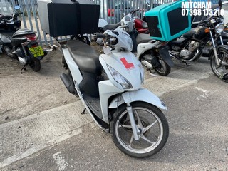 NOTE: ATF Registered Buyers ONLY - Location: Mitcham - 2019 HONDA NSC 110 MPDH Motorcycle REG: LJ19MTK, Keys: No, MOT Expiry date: 15/12/2025, 108 Petrol, automatic, Former Keepers: 6