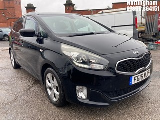 Location: Nottingham - 2016 KIA CARENS SR7 ISG MPV REG: FG16WJF, 1591cc PETROL, 6 SPEED MANUAL PETROL, Former Keepers: 1, Keys: Yes, MOT Expiry date: 15/04/2026