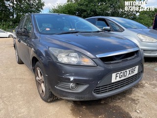 Location: Mitcham - 2010 FORD FOCUS ZETEC 100 5 Door Hatchback REG: FG10XRF, Keys: No, MOT Expiry date: 24/09/2026, 1596 Petrol, 5 Speed Manual Petrol, Former Keepers: 7