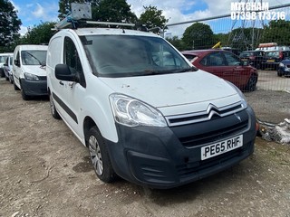 Location: Mitcham - 2015 CITROEN BERLINGO 625 LX BLUEHDI S Panel Van REG: PE65RHF, Keys: No, MOT Expiry date: 03/09/2025, 1560 Diesel, 5 Speed Manual Diesel, Former Keepers: 5