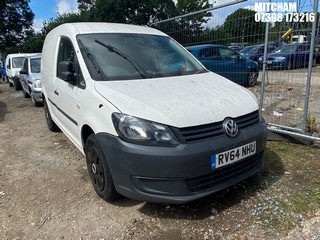 Location: Mitcham - 2014 VOLKSWAGEN CADDY C20 STARTLINE TDI Panel Van REG: RV64NHU, Keys: No, MOT Expiry date: 20/02/2025, 1598 Diesel, 5 Speed Manual Diesel, Former Keepers: 7