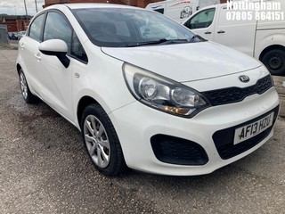 Location: Nottingham - 2013 KIA RIO 1 AIR 5 DOOR HATCHBACK REG: AF13HZU, 1248cc PETROL, 5 SPEED MANUAL PETROL, Former Keepers: 1, Keys: Yes, MOT Expiry date: 29/03/2027