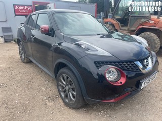 Location: Peterborough - 2015 NISSAN JUKE TEKNA DIG-T 5 Door Hatchback REG: YT15YUA, Keys: No, MOT Expiry date: 24/11/2026, 1197 Petrol, 5 Speed Manual Petrol, Former Keepers: 4