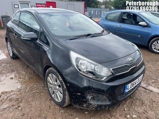 Location: Peterborough - 2014 KIA RIO 2 ECODYNAMICS 3 Door Hatchback REG: LD64OJJ, Keys: No, MOT Expiry date: 15/06/2026, 1396 Petrol, 6 Speed Manual Petrol, Former Keepers: 4