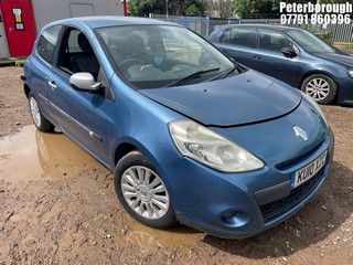 Location: Peterborough - 2010 RENAULT CLIO I-MUSIC 16V 3 Door Hatchback REG: KU10XZC, Keys: No, MOT Expiry date: 17/11/2025, 1149 Petrol, 5 Speed Manual Petrol, Former Keepers: 5