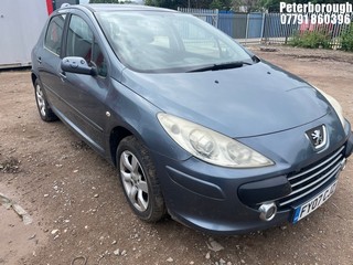 Location: Peterborough - 2007 PEUGEOT 307 S 5 Door Hatchback REG: FY07CJZ, Keys: No, MOT Expiry date: 20/08/2024, 1587 Petrol, 5 Speed Manual Petrol, Former Keepers: 4