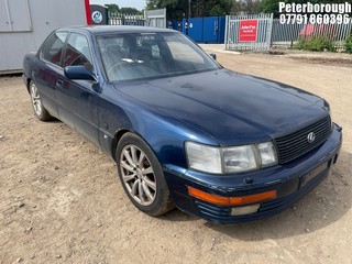 Location: Peterborough - 1994 LEXUS LS400 4 Door Saloon REG: L595GYU, Keys: Yes, MOT Expiry date: 16/04/2026, 3969 Petrol, 4 Speed Auto Petrol, Former Keepers: 10