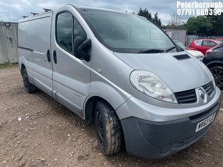 Location: Peterborough - 2013 RENAULT TRAFIC LL29 DCI Panel Van REG: MV63VJD, Keys: No, MOT Expiry date: 01/07/2026, 1995 Diesel, 6 Speed Manual Diesel, Former Keepers: 9